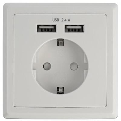 USB C + A inbouw stopcontact