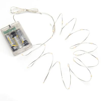 Konstsmide 1461-890 Lichtketting met batterijen Binnen werkt op batterijen Aantal lampen 40 LED Barnsteen Verlichte lengte: 3.90 m Timer Konstsmide 1461-890 Lichtketting met batterijen Binnen werkt op batterijen Aantal lampen 40 LED Barnsteen Verlichte lengte: 3.90 m Timer