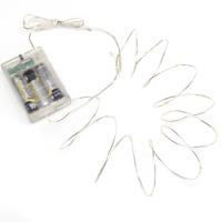 Konstsmide 1461-890 Lichtketting met batterijen Binnen werkt op batterijen Aantal lampen 40 LED Barnsteen Verlichte lengte: 3.90 m Timer - thumbnail