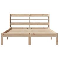 Bedframe zonder matras massief grenenhout 140x190 cm - thumbnail