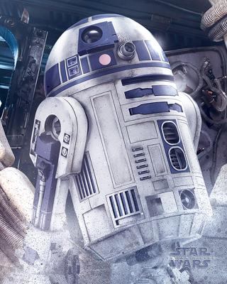 Poster Star Wars - the Last Jedi R2-D2 Droid 40x50cm Poster Star Wars - the Last Jedi R2-D2 Droid 40x50cm