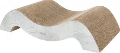 Trixie krabmat karton xxl golf grijs