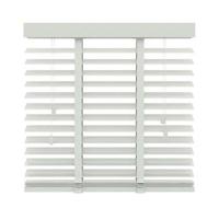 Fenstr jaloezie hout 50 mm wit - 80x130 cm - thumbnail