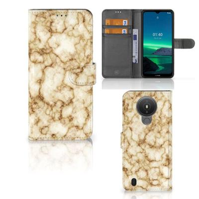 Nokia 1.4 | Bookcase | Marmer Goud