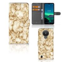Nokia 1.4 | Bookcase | Marmer Goud - thumbnail