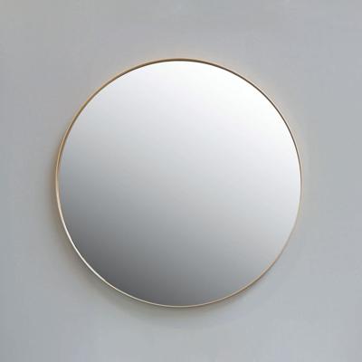 INK SP15 Spiegel - 100x4x100cm - rond - verzonken in aluminium kader - aluminium Mat goud 8408582 INK SP15 Spiegel - 100x4x100cm - rond - verzonken in aluminium kader - aluminium Mat goud 8408582