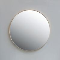 INK SP15 Spiegel - 100x4x100cm - rond - verzonken in aluminium kader - aluminium Mat goud 8408582 - thumbnail