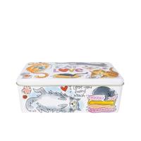 Blond Amsterdam koekblik rvs cat love 20x11x7cm multi - thumbnail