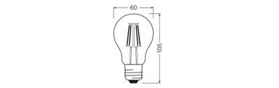 OSRAM HOMELIGHTING 4099854466632 LED-lamp Energielabel D (A - G) E27 3.4 W Warmwit (Ø x h) 60.00 mm x 60.00 mm 1 stuk(s) OSRAM HOMELIGHTING 4099854466632 LED-lamp Energielabel D (A - G) E27 3.4 W Warmwit (Ø x h) 60.00 mm x 60.00 mm 1 stuk(s)