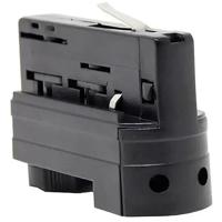 Spanningsrail Connector Hanglamp - Facto - 3 Fase - Zwart - thumbnail