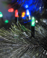 Konstsmide 6020-500 Mini-lichtketting Buiten werkt op het lichtnet Aantal lampen 80 LED Meerkleurig Verlichte lengte: 11.85 m - thumbnail