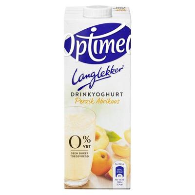 Drinkyoghurt optimel ll perzik abrikoos 1ltr | 6 stuks