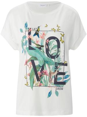 Shirt ronde hals en korte mouwen Van Gerry Weber wit Shirt ronde hals en korte mouwen Van Gerry Weber wit