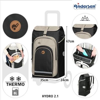 Andersen Royal Shopping trolley Hydro 2.1-Black
