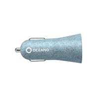 SBS eco-friendly Car Charger 12W blauw - thumbnail