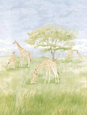 Dutch Cute Walls- Giraffes 212x280cm - CW6112-2