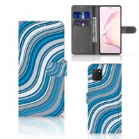Samsung Note 10 Lite | Telefoon Hoesje | Waves Blue - thumbnail