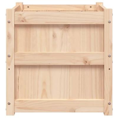 VidaXL Plantenbak 50x50x50 cm massief grenenhout
