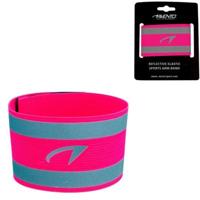 Avento sportarmband reflecterend neon roze one size | 20 stuks - thumbnail