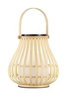 Tafellamp op zonne energie Hout Leo buiten - thumbnail