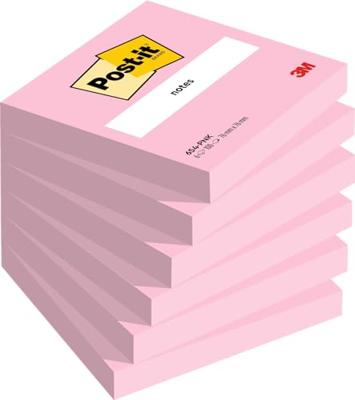 Post-it Notes, 100 vel, ft 76 x 76 mm, roze (flamingo pink)