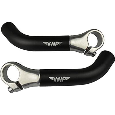 VWP bar-ends 08 gebogen aluminium zwart