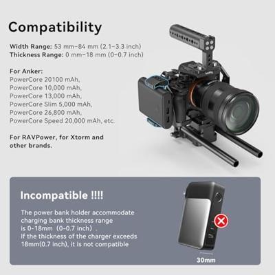 SmallRig 2336 Holder for Portable Power Banks & Smartphone
