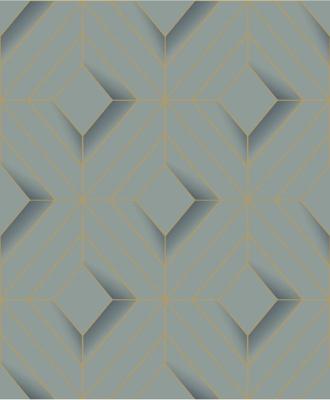 Dutch Wallcoverings Behang Galactik Ruit Groen/Goud L614-01