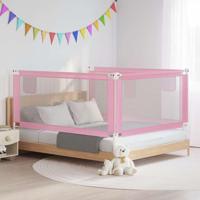 VidaXL Bedhekje peuter 180x25 cm stof roze - thumbnail