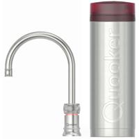 Quooker Classic Nordic Round Kokendwaterkraan Single Tap Set - Kokend Water - RVS - Inclusief PRO3 Reservoir - thumbnail