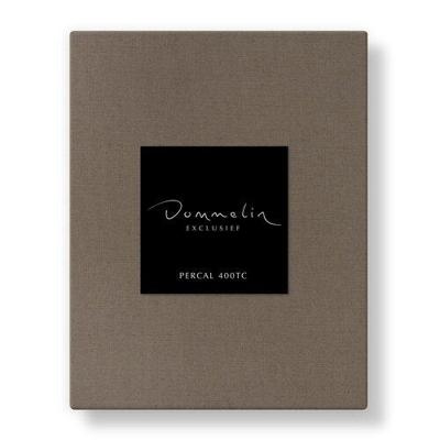 Dommelin Dommelin Topper Hoeslaken Uni Percal 400TC 719 Truffel 210x210/9