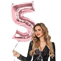 Folieballon &apos;5&apos; Roségoud groot - thumbnail