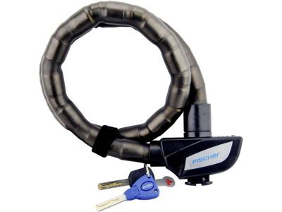 FISCHER FAHRRAD 85861 Gepantserd kettingslot Zwart Sleutelslot