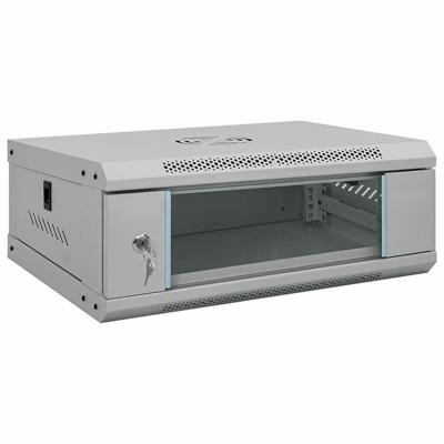 Netwerk kabinet met opslag Grijs 53 x 35 x 21 cm Staal Netwerk kabinet met opslag Grijs 53 x 35 x 21 cm Staal