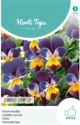 Zaden Viola Hoornviooltje Johnny Jump Up Hortitops - Hortitops