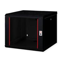 ROLINE 19-inch wandbehuizing Pro 9 U, 600x600 BxD zwart - thumbnail