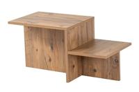 Hoofdtafel Harmony Bruin 80 x 40 x 40 cm - thumbnail