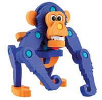 Toi-toys Knutselpuzzel Aap Junior 25,8 Cm Blauw 59-delig - thumbnail
