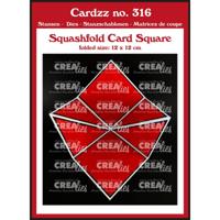 Crealies • cardzz squashfold card vierkant 12 cm - thumbnail