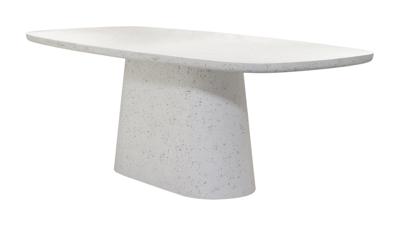 Light & Living Deens Ovale Eettafel 'Hamura' Terrazzo, 220 x 105cm