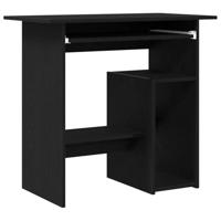 Bureau 80x45x74 cm spaanplaat zwart eikenkleurig - thumbnail