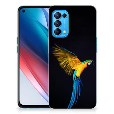 OPPO Find X3 Lite | Reno5 5G TPU Hoesje Papegaai OPPO Find X3 Lite | Reno5 5G TPU Hoesje Papegaai