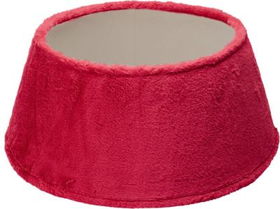 Kerstboomrok 55 cm faux fur rood Nampook - Nampook