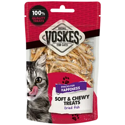 Gedroogde vis 60g Voskes - Voskes Gedroogde vis 60g Voskes - Voskes