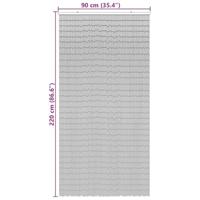 Insectengordijn bamboe print 90x220 cm bamboe - thumbnail