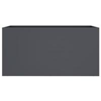 VidaXL Plantenbak 62x30x29 cm staal antracietkleurig - thumbnail