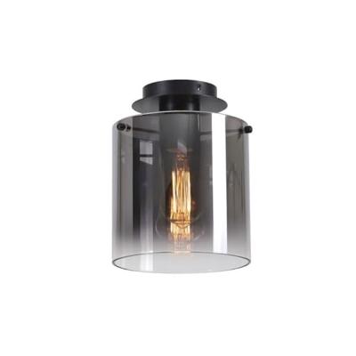 Searchlight Zwarte plafondlampSweden 1-lichts - 88911-1BK