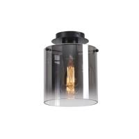 Searchlight Zwarte plafondlampSweden 1-lichts - 88911-1BK - thumbnail