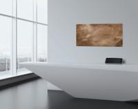 Sigel SI-GL267 Glasmagneetbord Artverum 910x460x15mm Brons - thumbnail