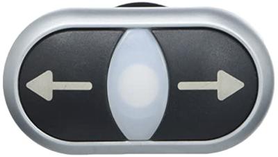 Eaton 216710 M22-DDL-S-X7/X7 Dubbele drukknop Plat, Rond Meerdere kleuren 1 stuk(s)